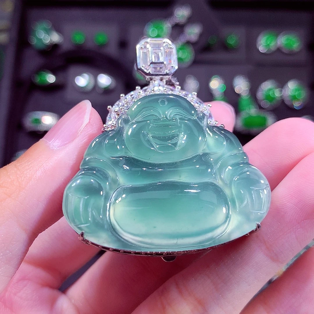 颈饰未镶嵌翡翠喜*盈天然