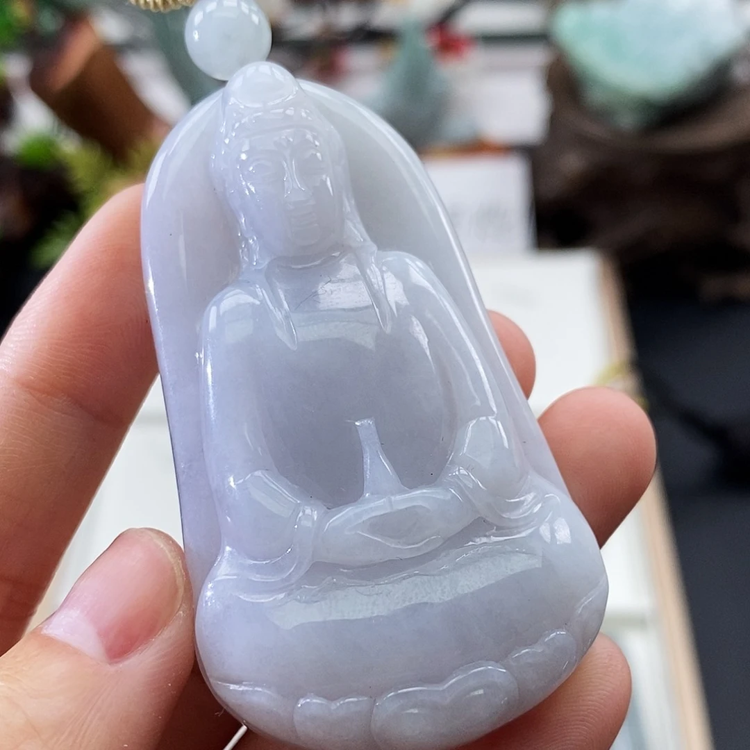 翡翠未镶嵌颈饰陆**告缅甸翡翠