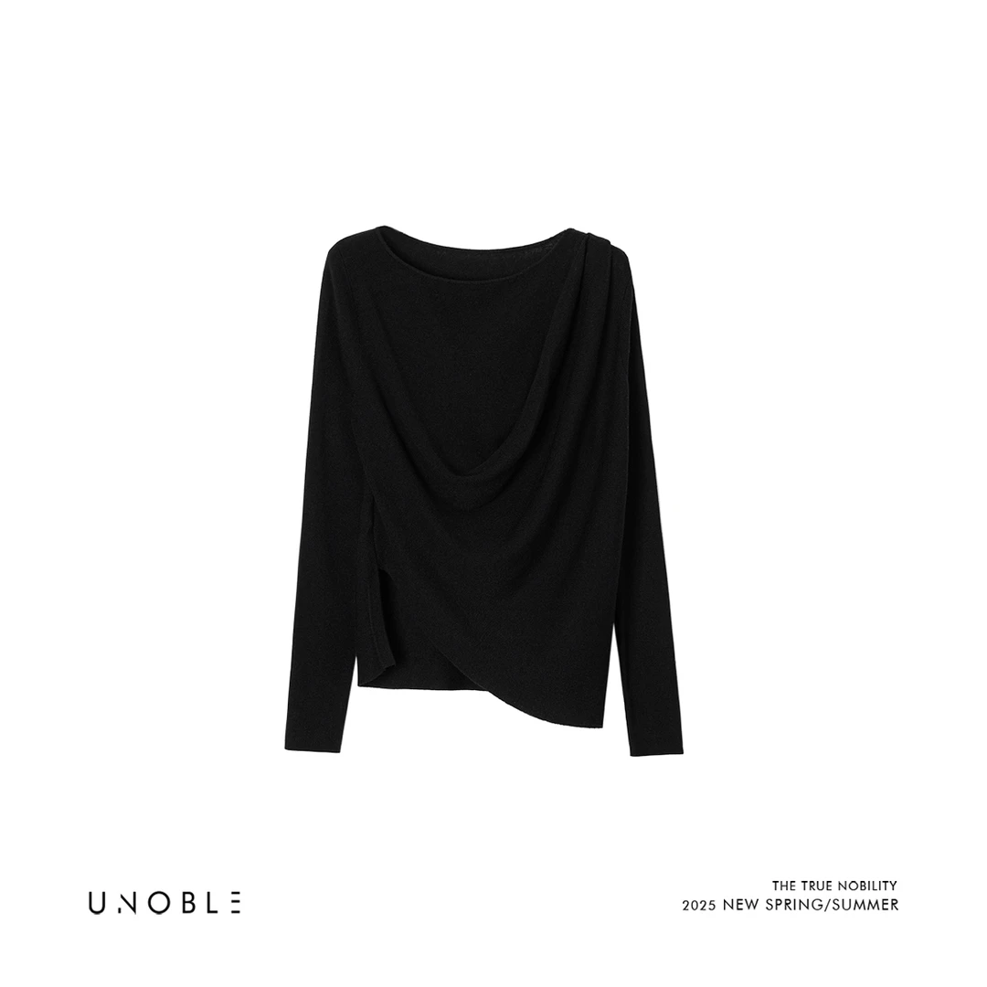 UNOBLE2025 S/S【美丽诺言】设计感羊毛上衣 秋季新款