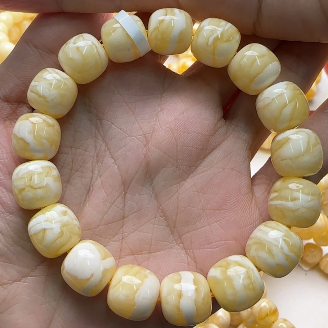 琥珀未镶嵌手链蜜蜡手串