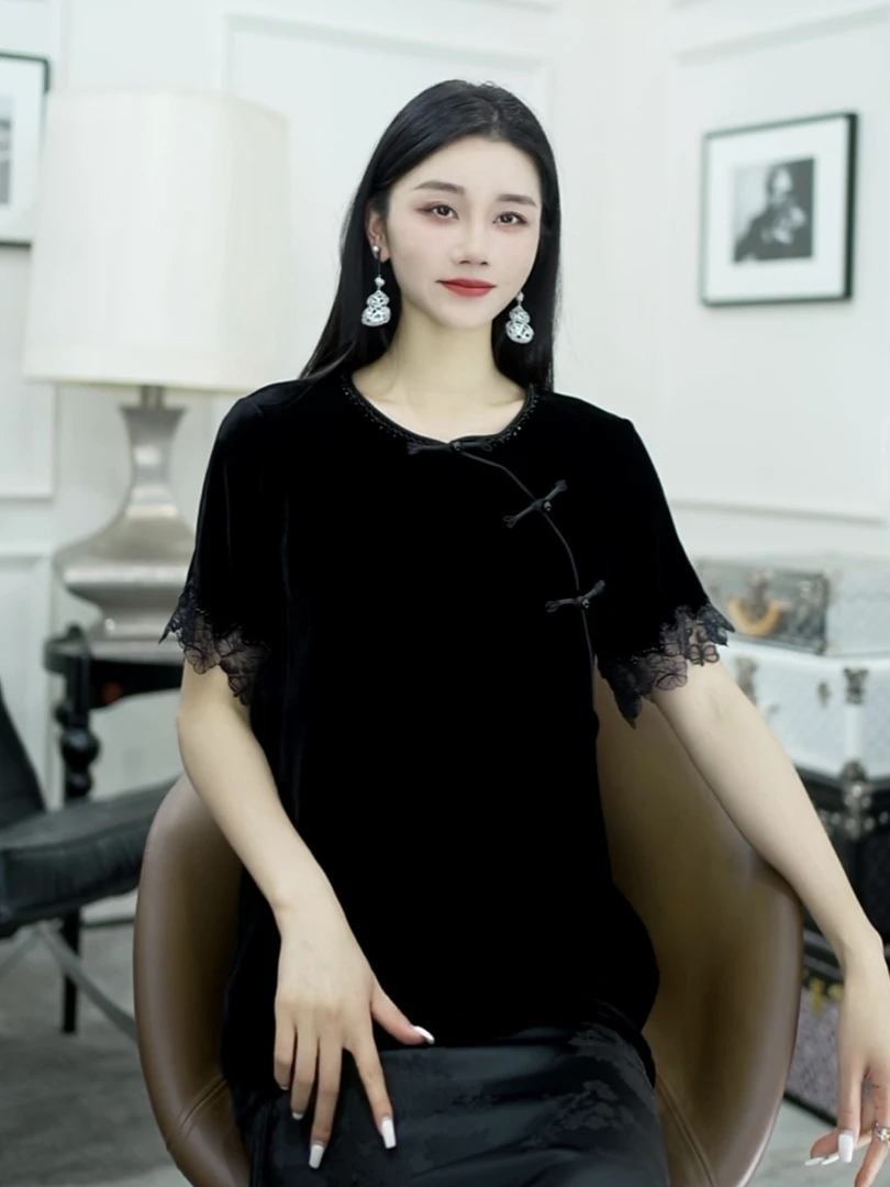 Betty Bairn【下江南】高端系列桑蚕丝上衣25B-BW10189
