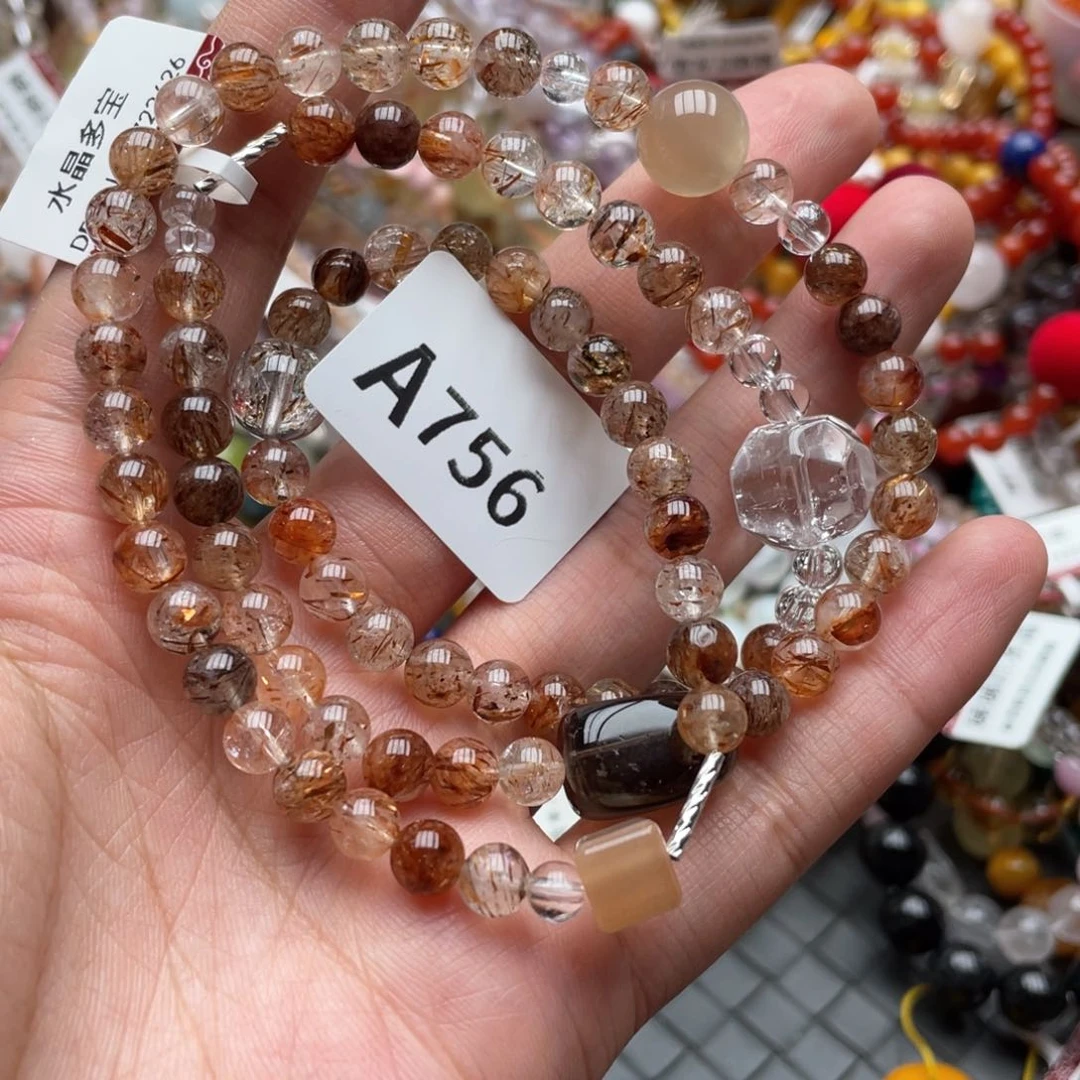 未镶嵌手链水晶多样性