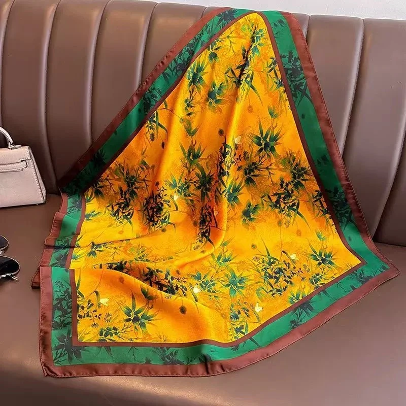 f70-9  丽景缎70*70左右气质丝巾方巾时尚