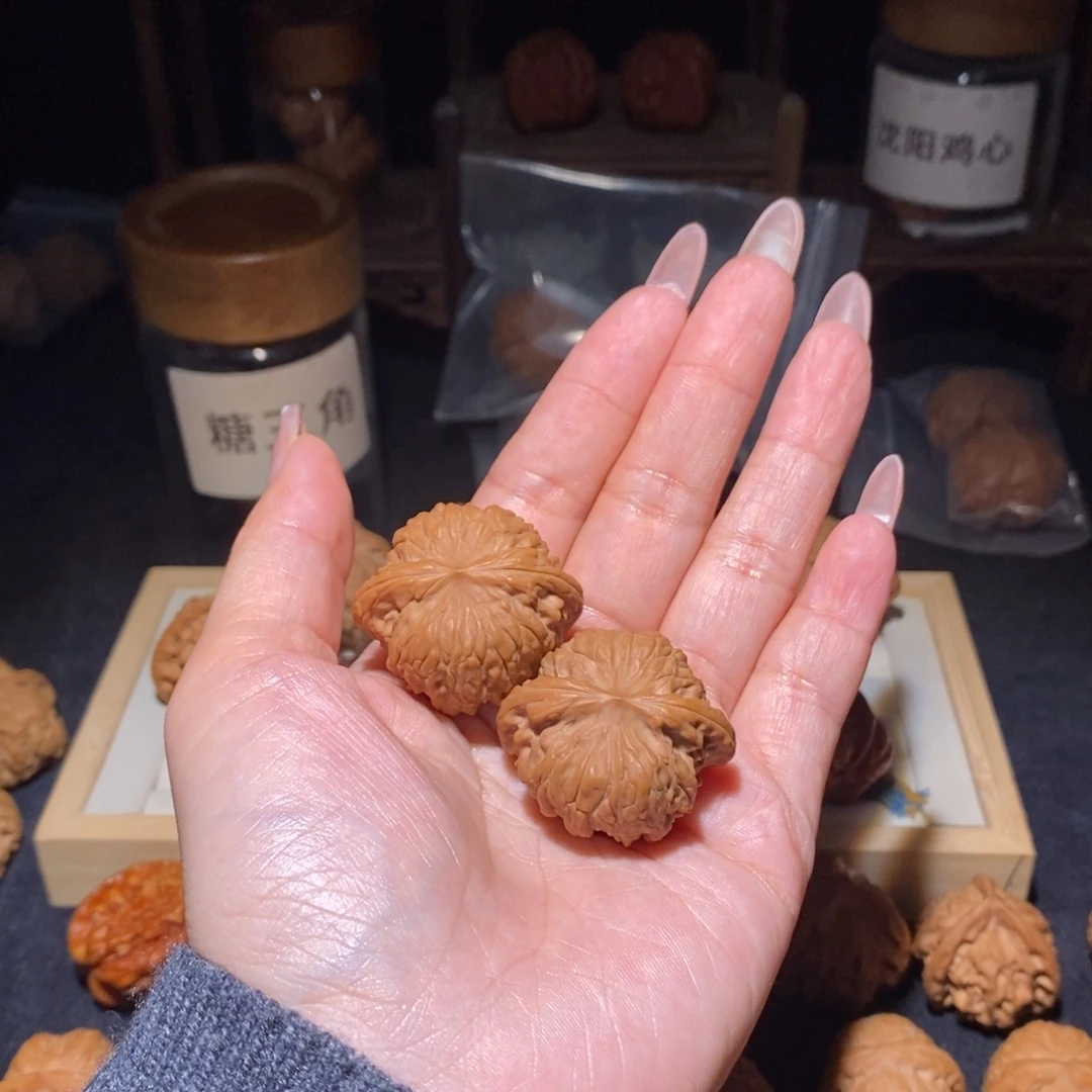 吊坠文玩核桃石子磨36