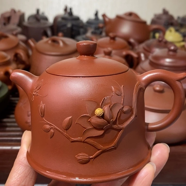 紫砂茶壶微瑕处理一把