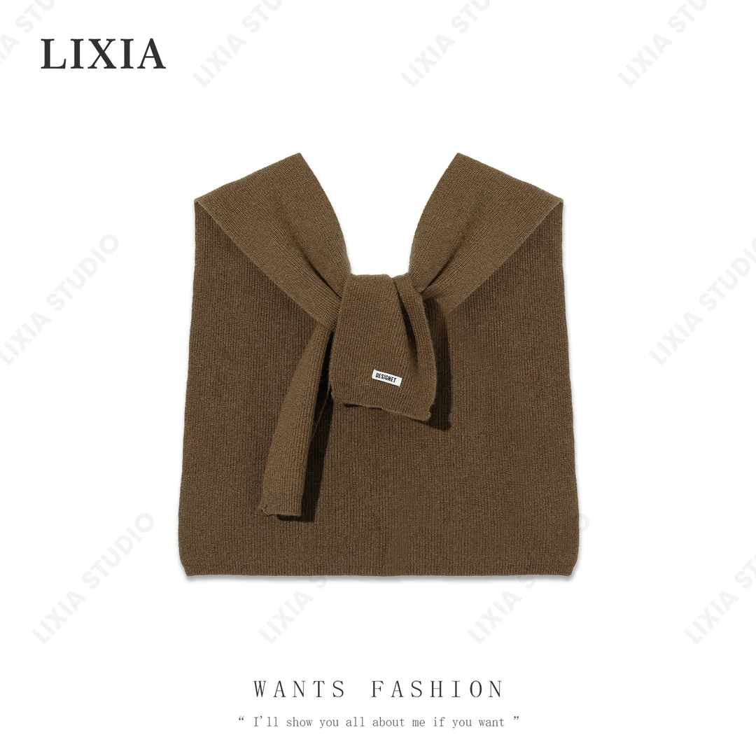 LIXIA【搭配必备】网红轻奢百搭条纹披肩-A6775