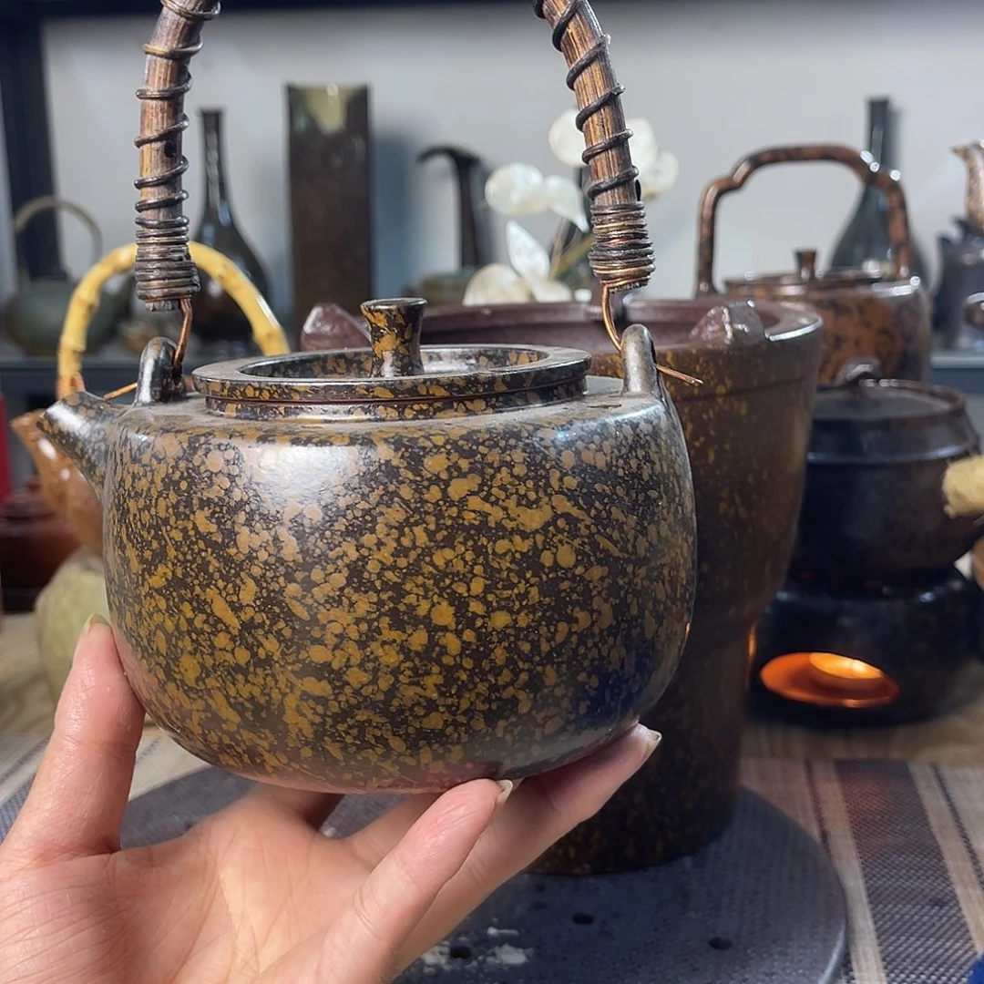 壶紫砂粗陶实用茶壶