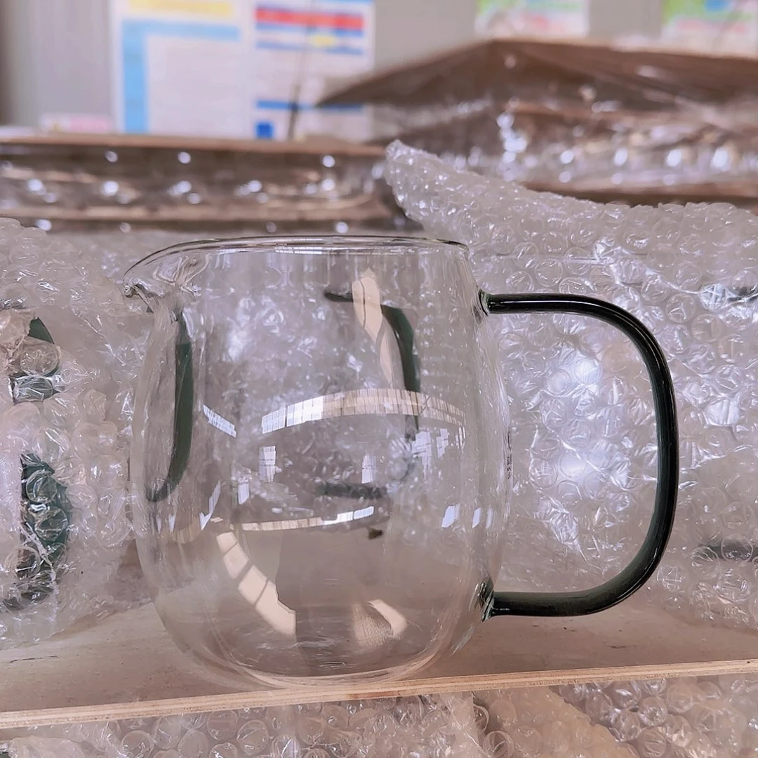 【闪购商品】高硼硅玻璃茶水分离G80湖绿