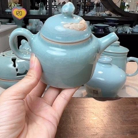 汝瓷秦权壶微瑕福利