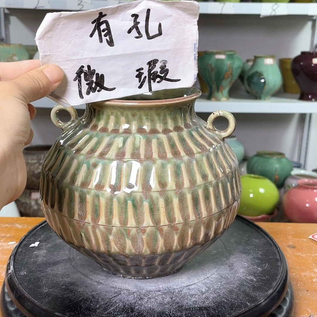 景德镇陶瓷花盆微瑕