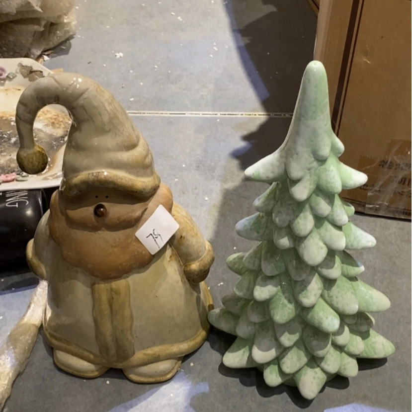 【闪购商品】摆件孟*丫陶瓷摆件瑕疵特卖