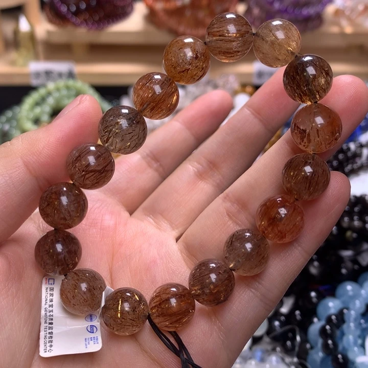 未镶嵌手串水晶12.1黑金超