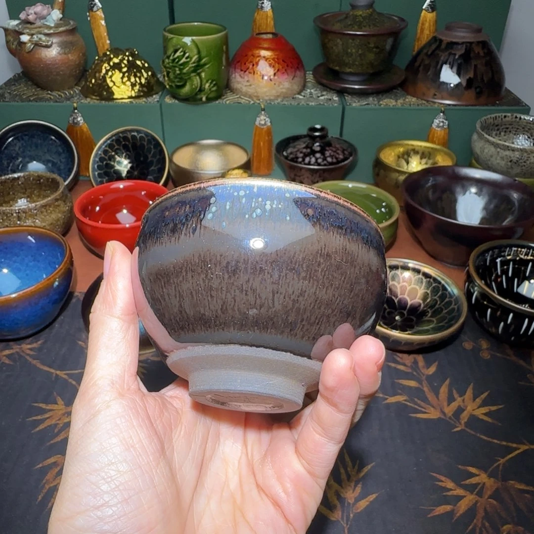 茶盏微瑕建盏，介意勿拍