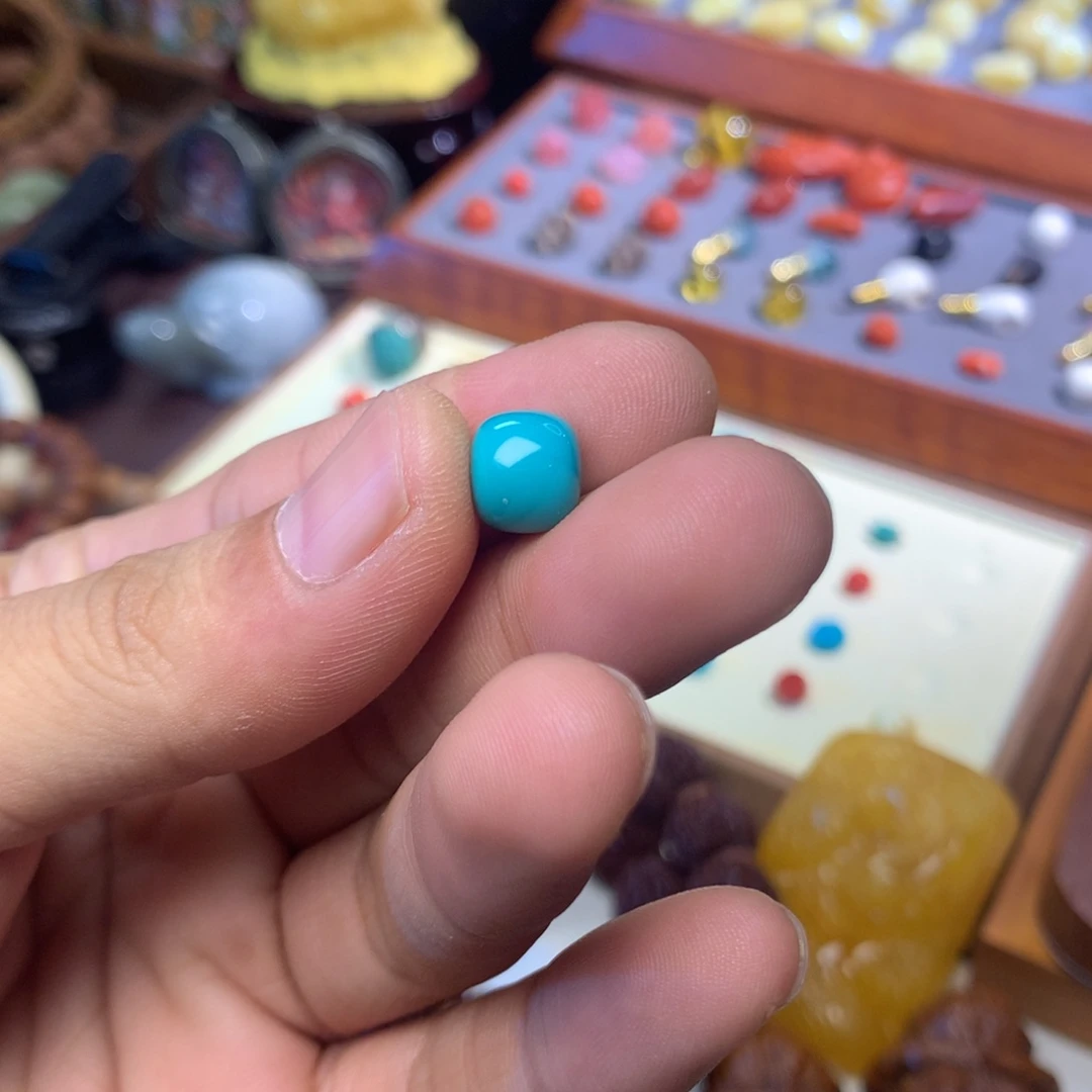 绿松石未镶嵌老型9.5mm