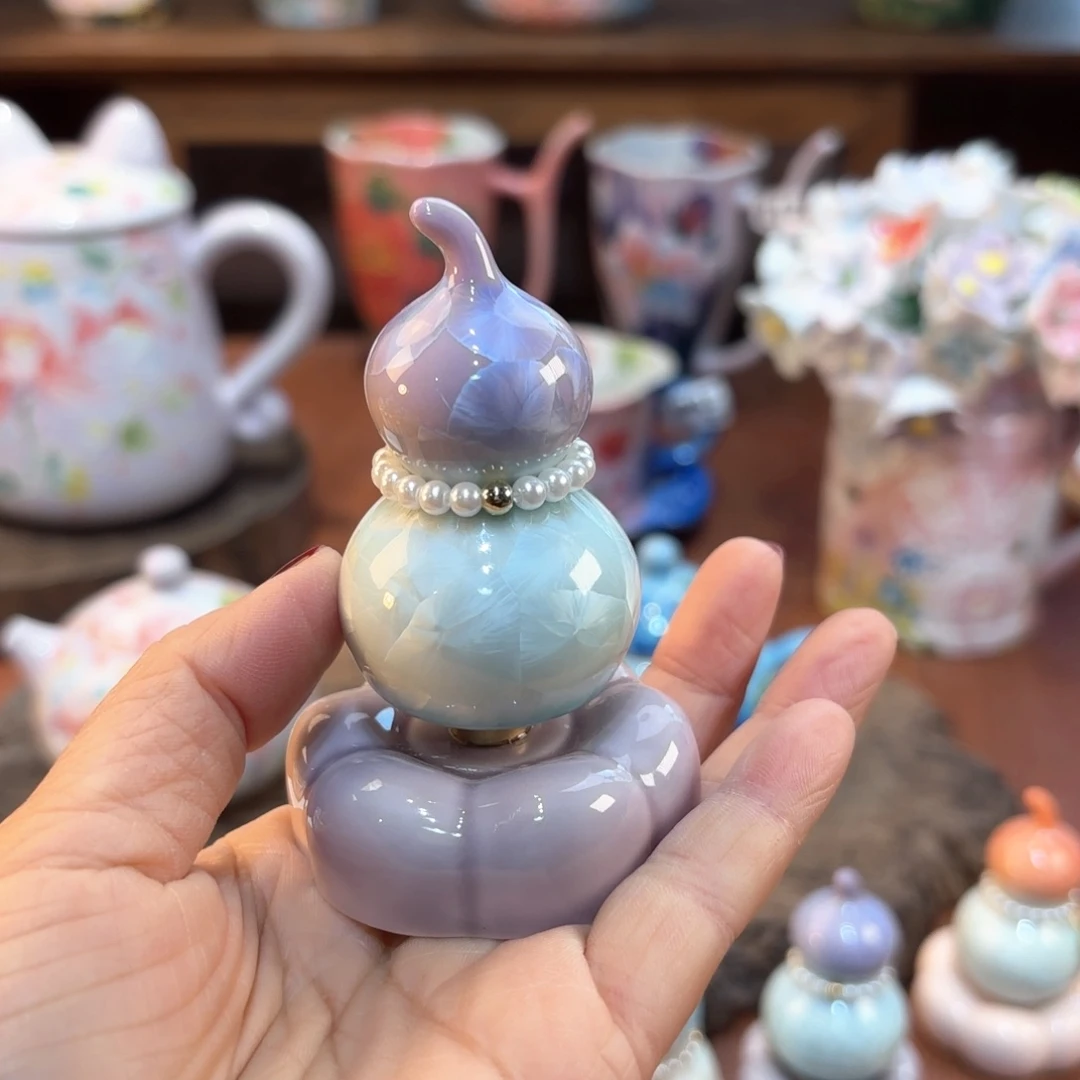 瓷片景德镇手绘高温釉下彩陶瓷茶具