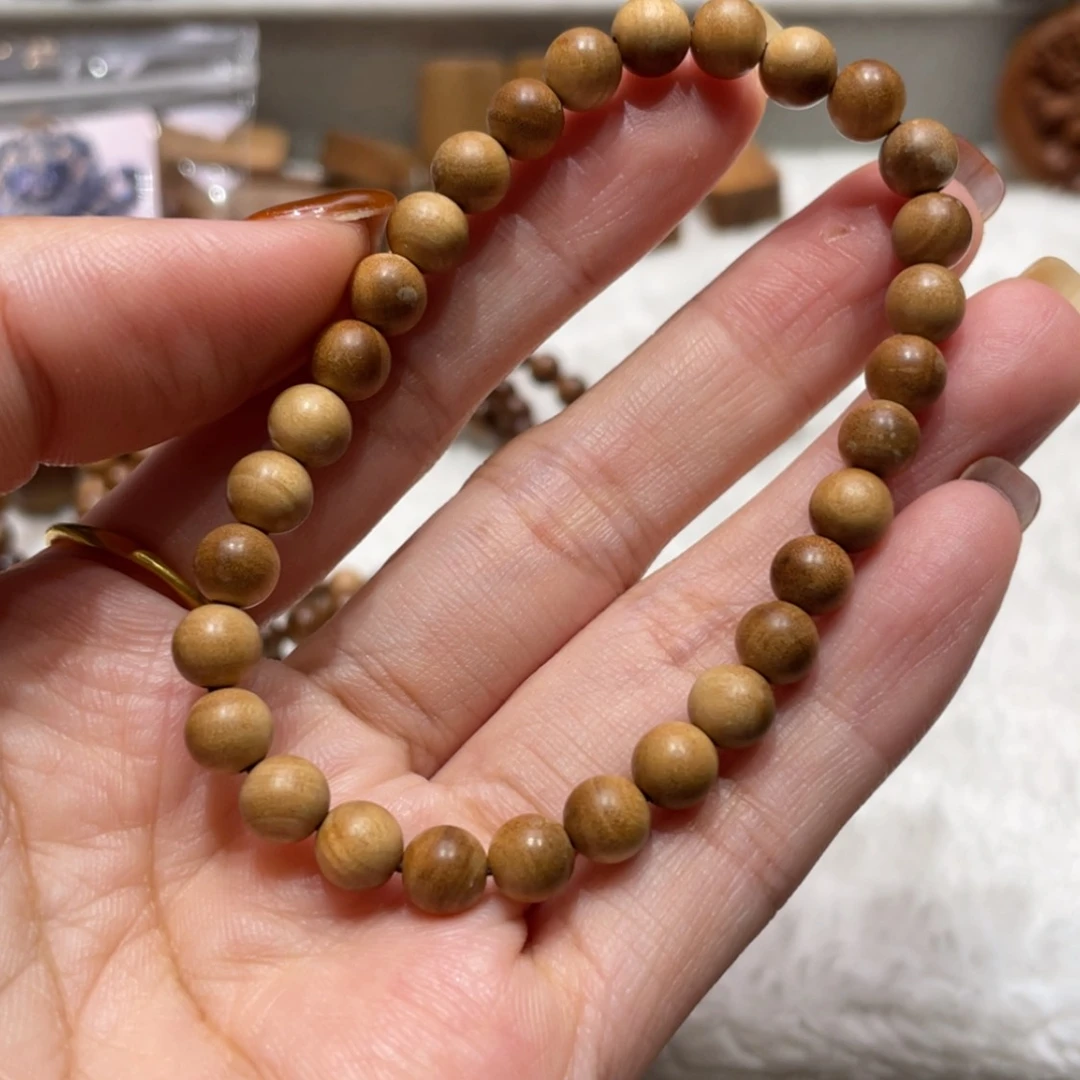 【闪购商品】檀香木手串/手链兔****常0.6×108微瑕2条