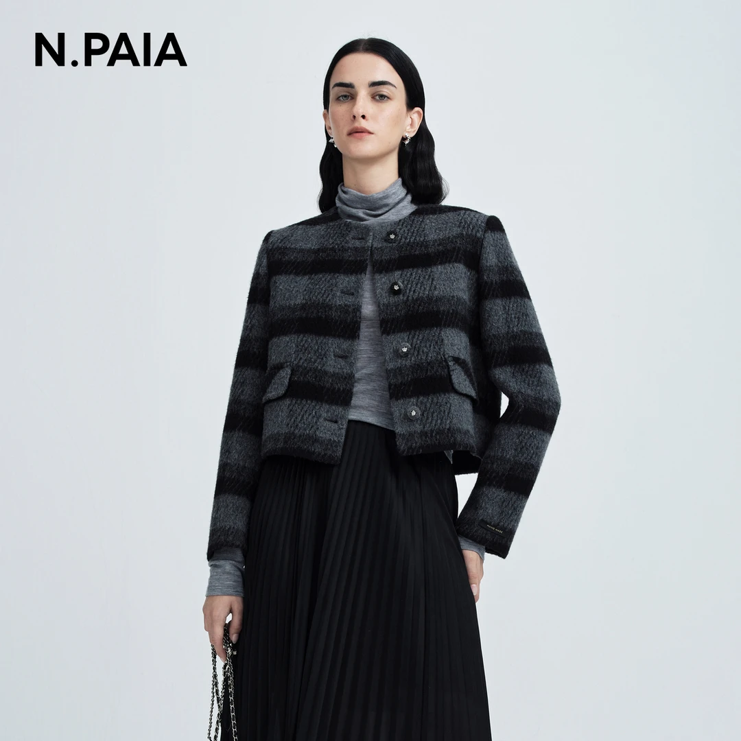 【双12】N.PAIA恩派雅2025新款气质毛呢外套XWKIW1503A