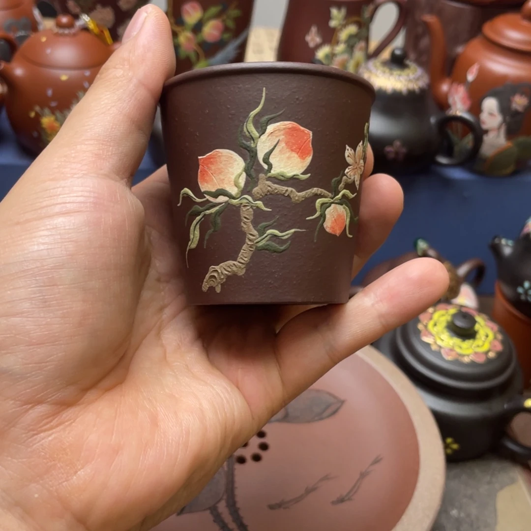 茶杯紫泥紫砂主人杯100cc