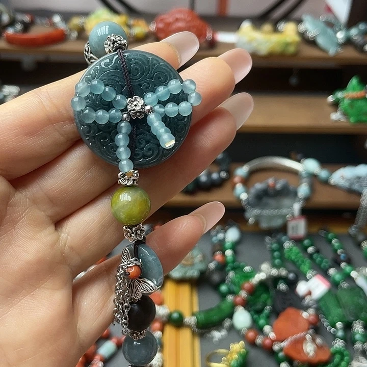 小***全翡翠未镶嵌手链饰品