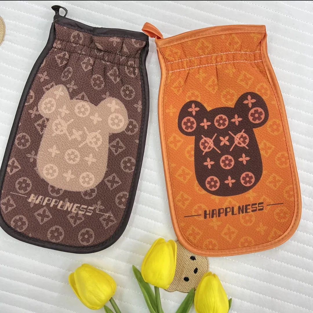 下灰神器实用简约时尚新款加厚毛巾圈男女老少通用搓澡巾内衣液