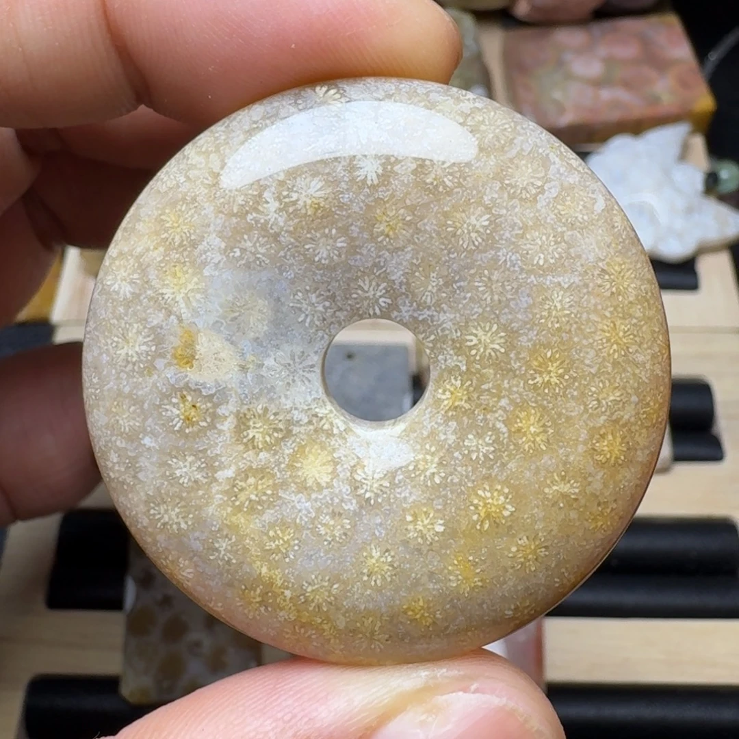 未镶嵌纯天然色有机玉石保真色硅化玉