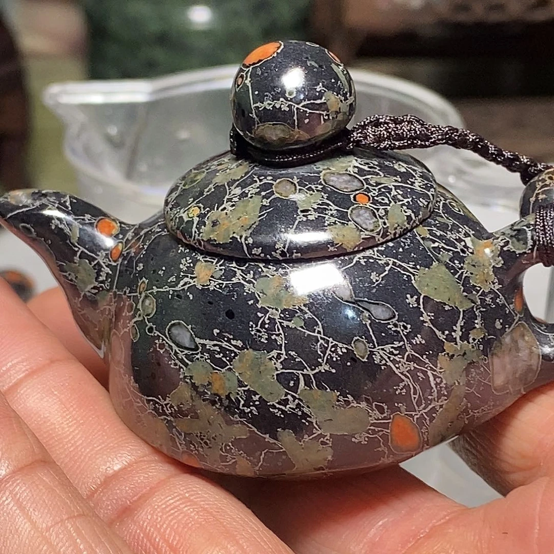 ****೨梅花玉把把壶精品