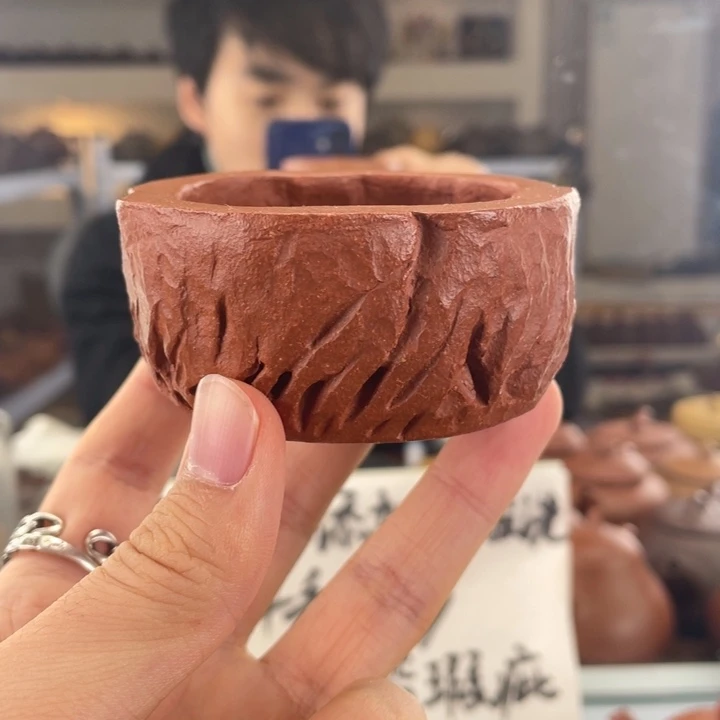 紫砂茶壶80cc红降坡茶壶