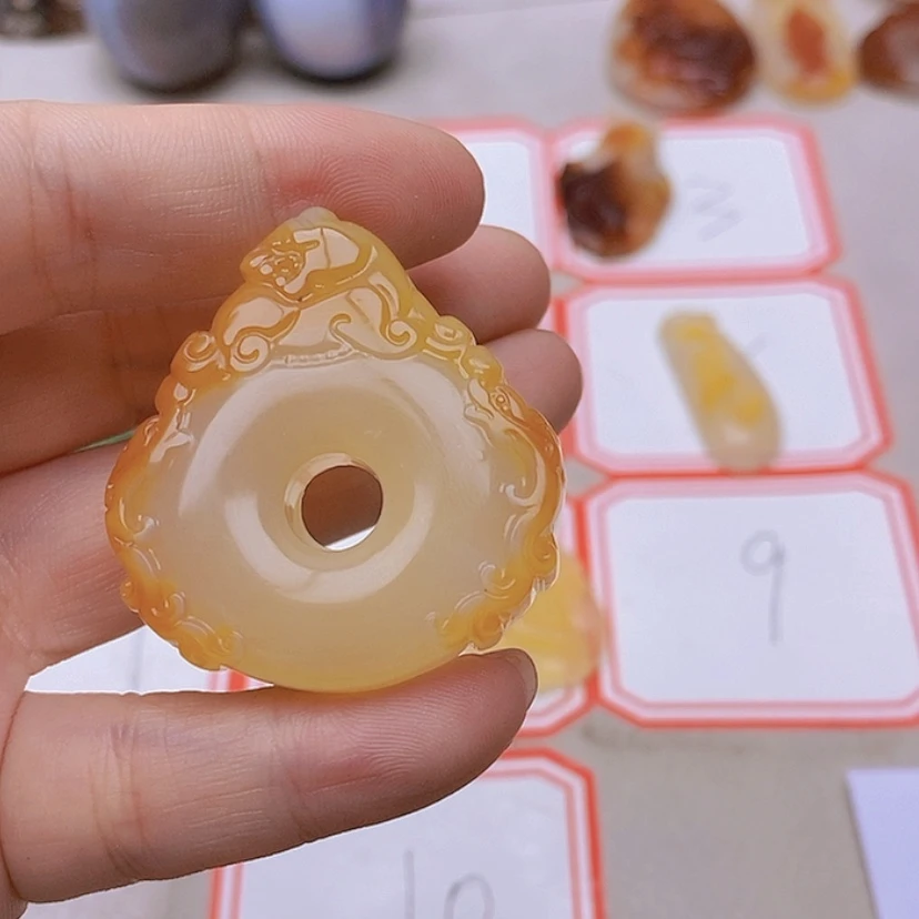 【闪购商品】玛瑙/玉髓未镶嵌珠宝半成品日**落