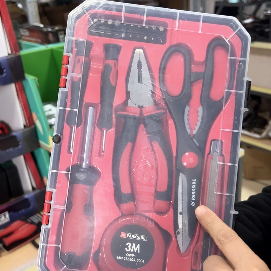 D47家用工具套装透明盒