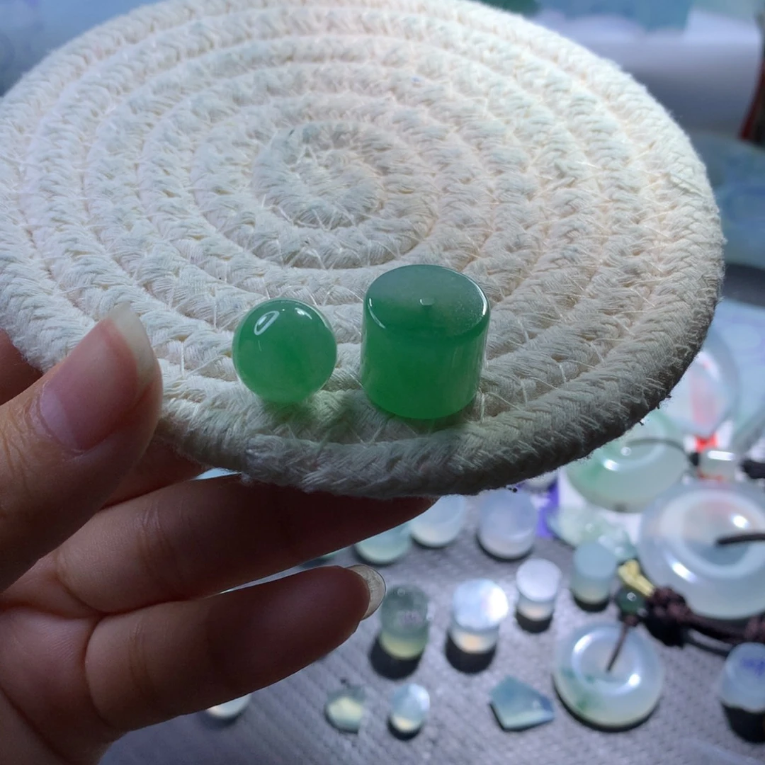 水***华定制翡翠未镶嵌尾款