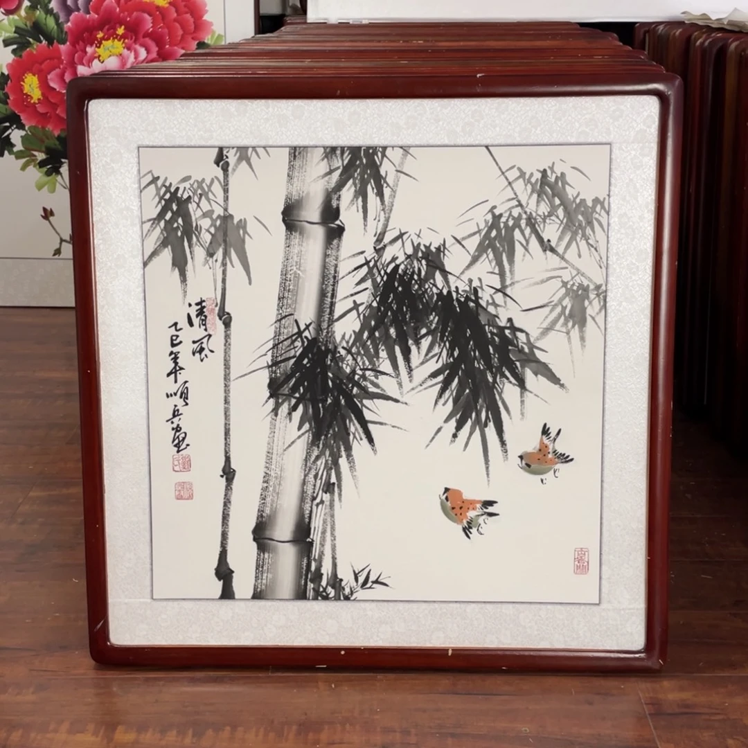 国画带框尺寸63*63厘米