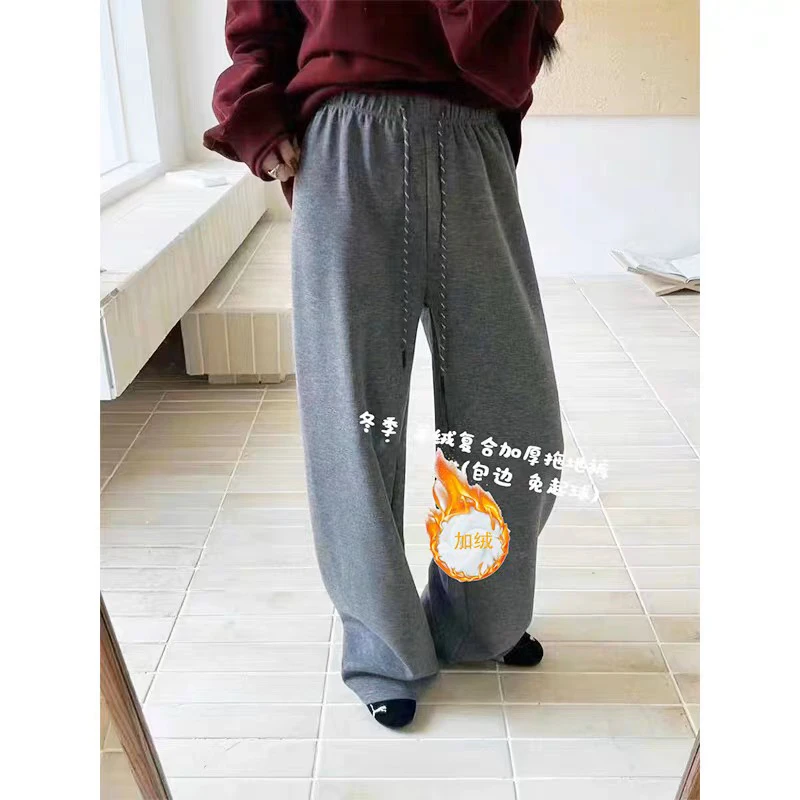 8285羊绒毛巾裤休闲裤