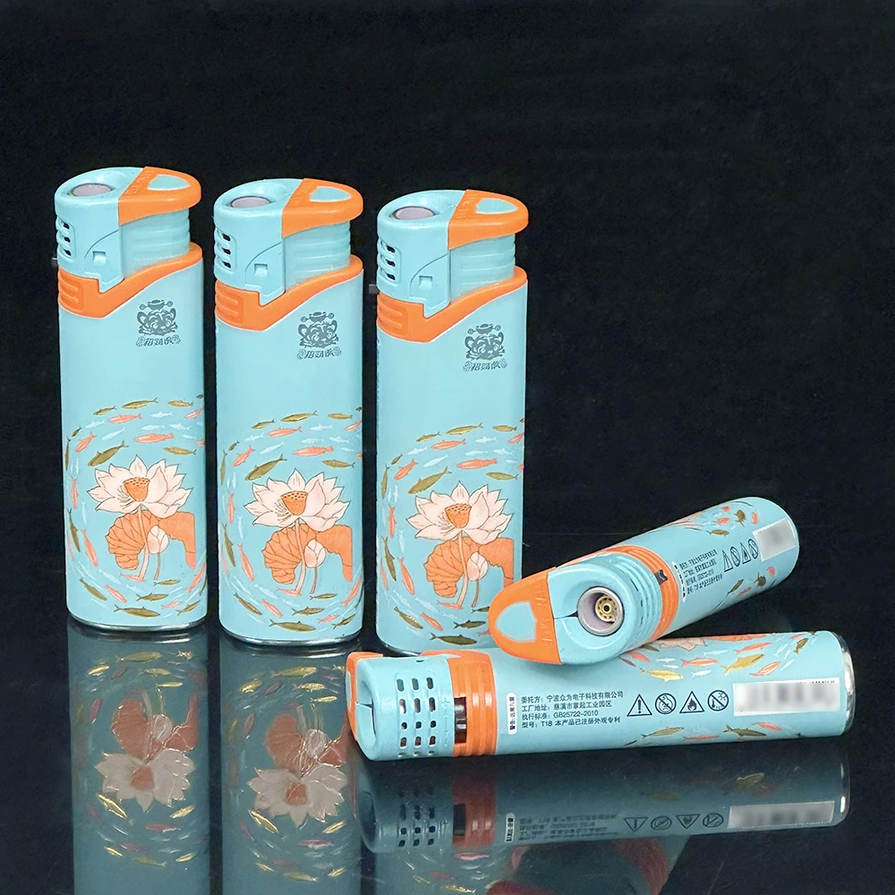 新品金属直冲防风打火机炫酷个性耐用便捷充气时尚高档家用便捷