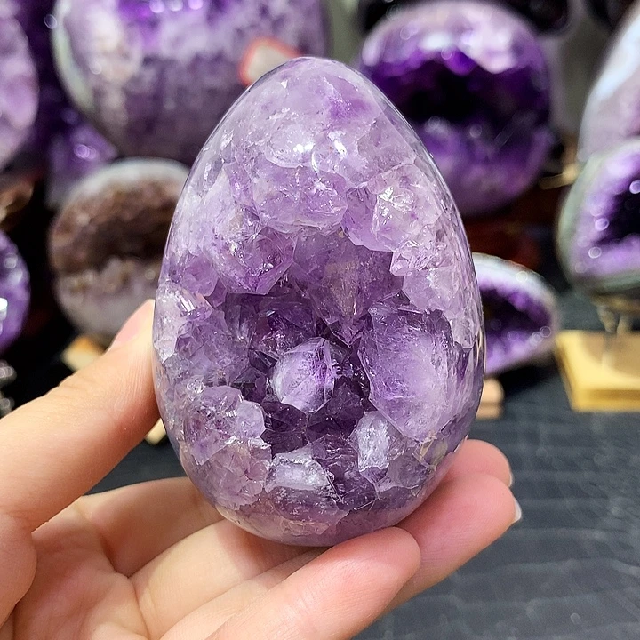 珠宝半成品未镶嵌紫晶