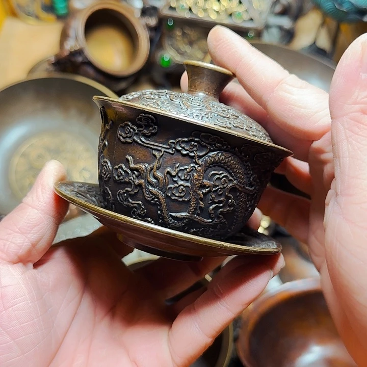 铜器摆件收收藏藏