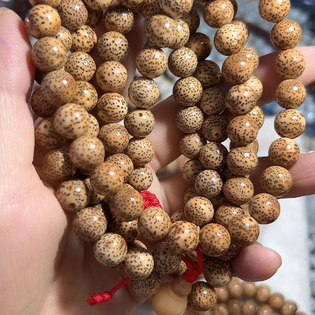 星月菩提手串笃**面星月菩提原生态