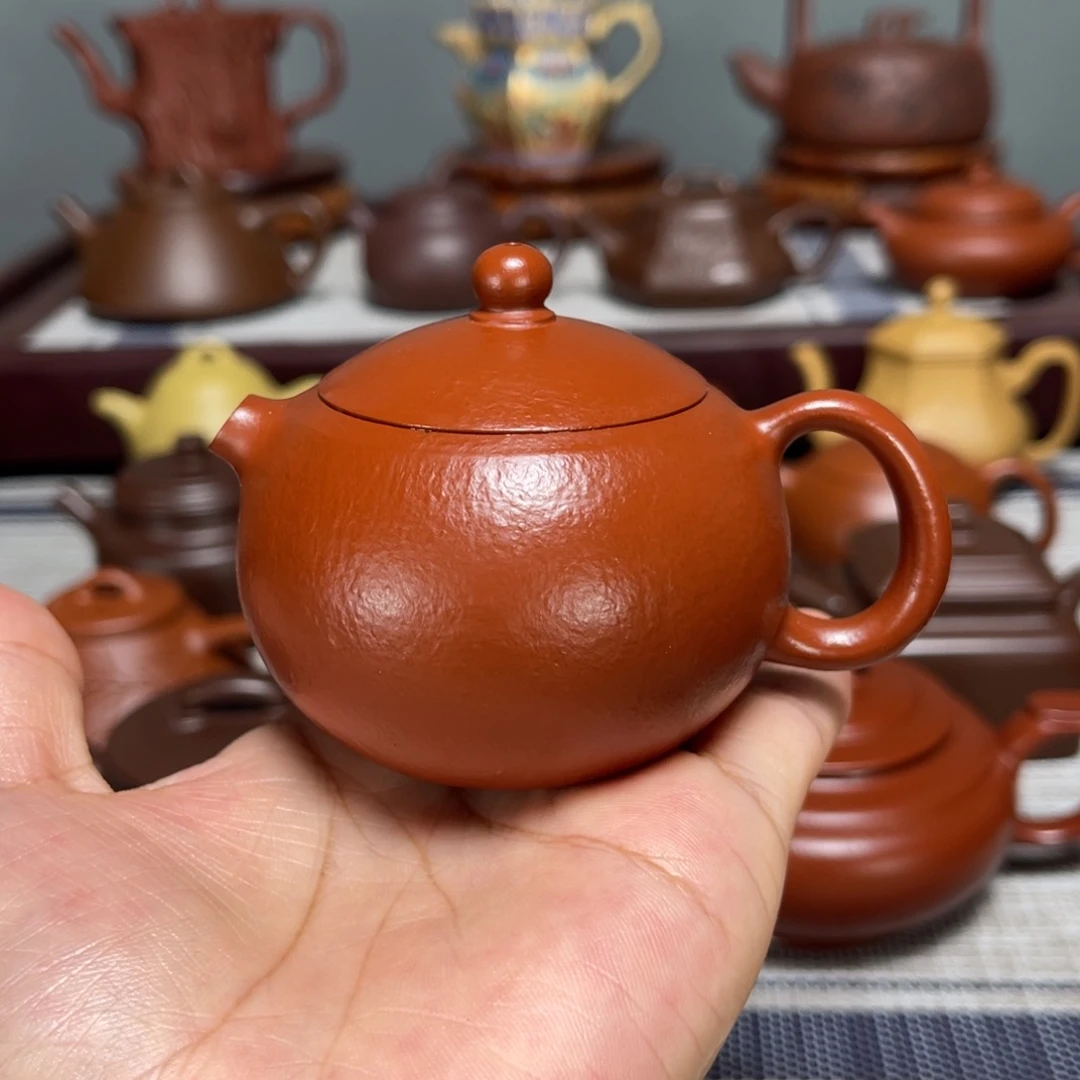 快***！茶壶紫砂全手工制作100cc