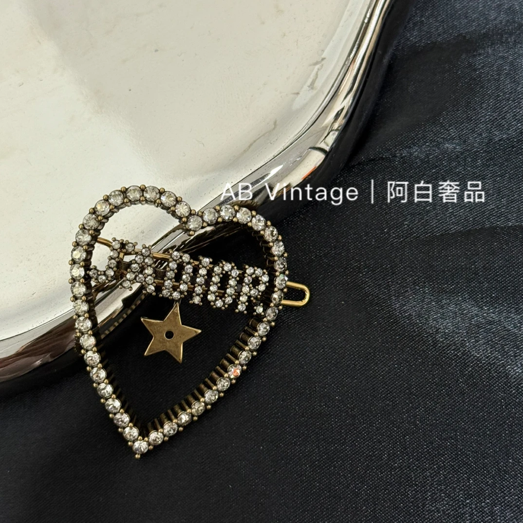 95新 DIOR/迪奥 阿白奢品/Dior 爱心发夹