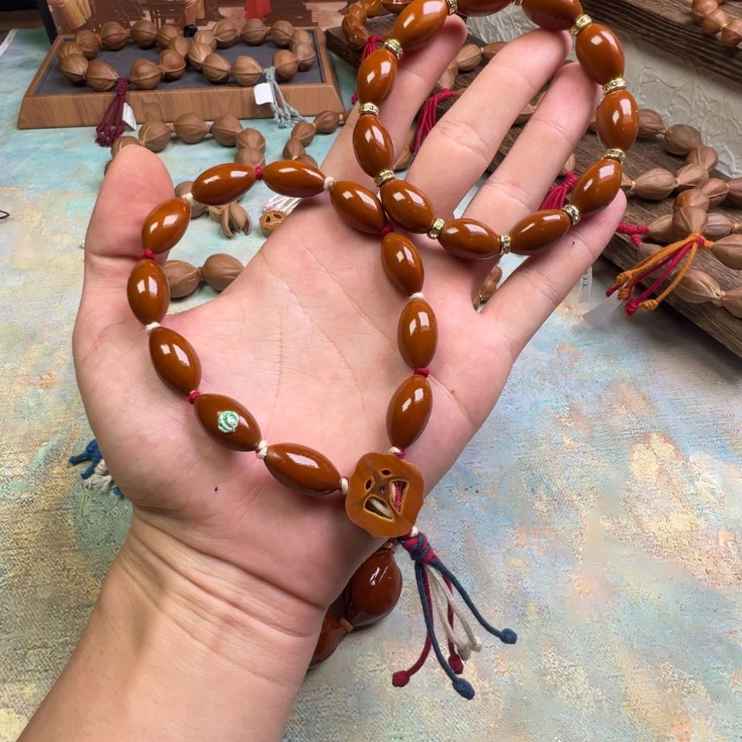 橄榄核手串/手链小金豆1.0-1.1水晶核手串