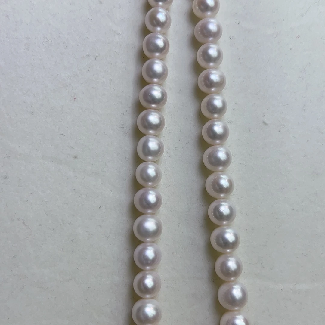 淡水珍珠颈饰银S925镶嵌10-11淡水珍珠