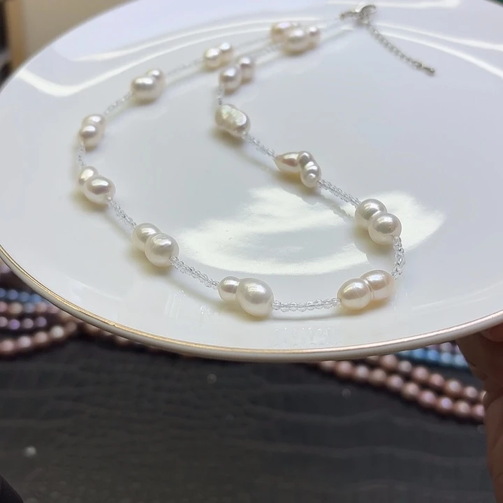 合金耳饰淡水珍珠