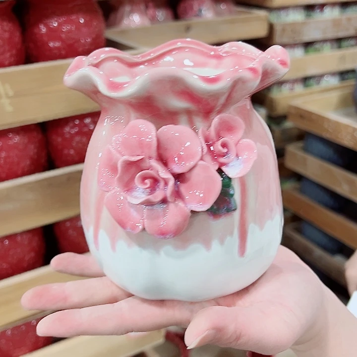 有孔，凑单福利满10元发货陶瓷多肉花盆！