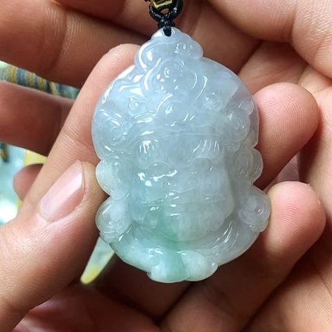 翡翠未镶嵌颈饰天然缅甸翡翠a货