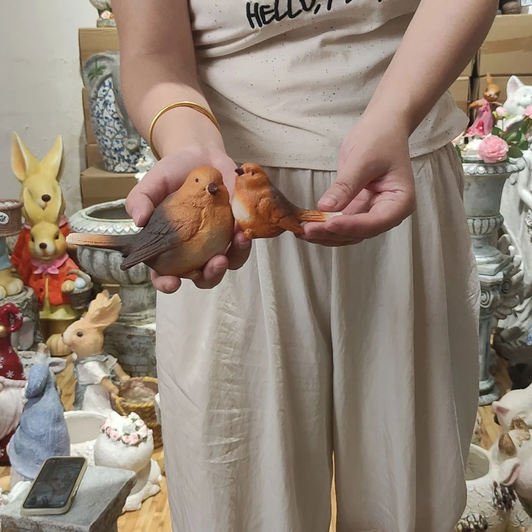 合成树脂树脂小鸟一对