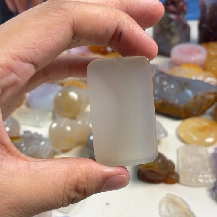 玛瑙/玉髓未镶嵌吊坠(不含链)