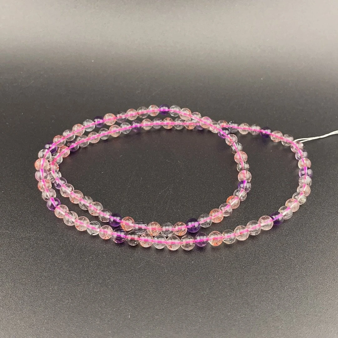 BY0807FLSF标079 北玉精选 水晶手串