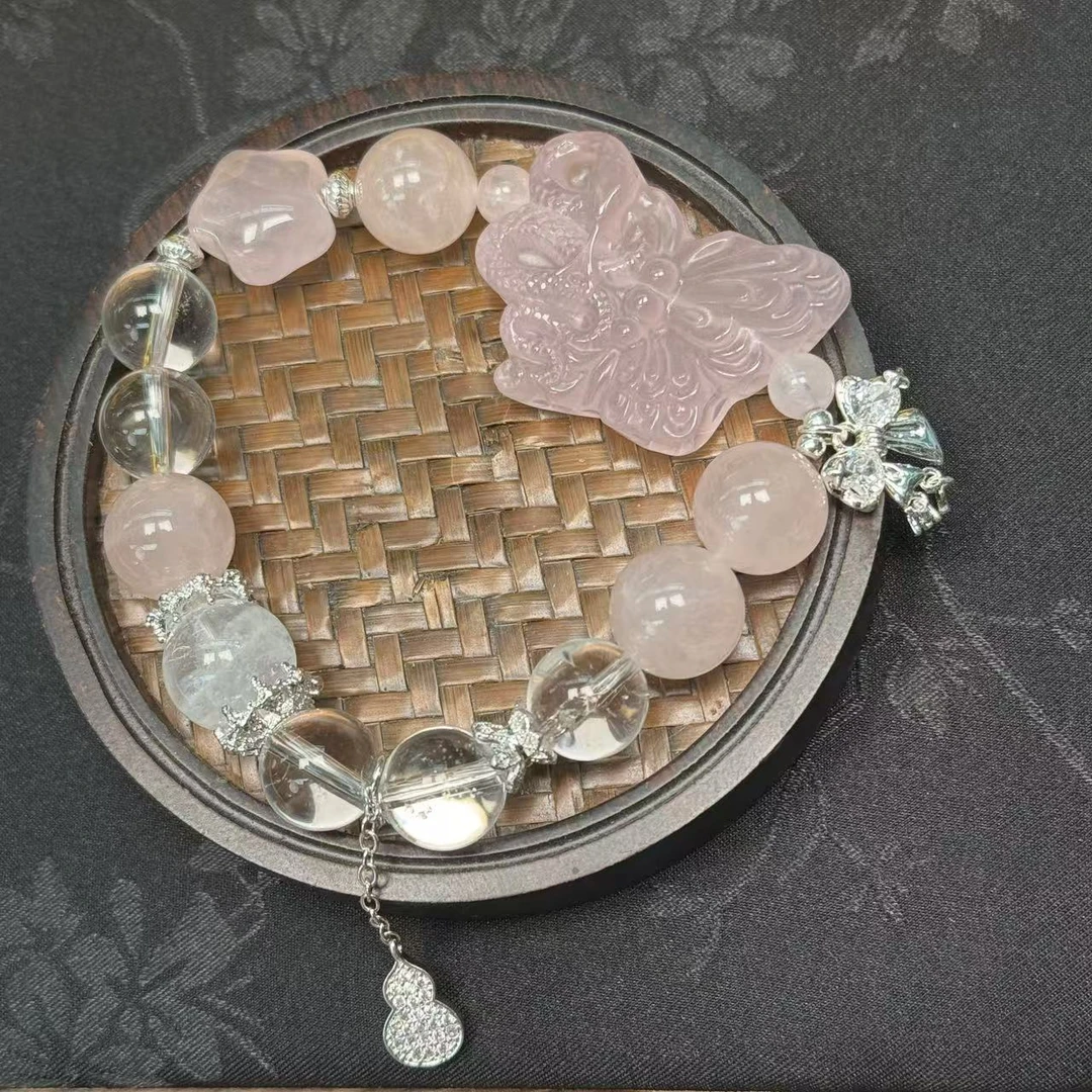 非金属皮质手链 手饰手串【粉蝶】造型