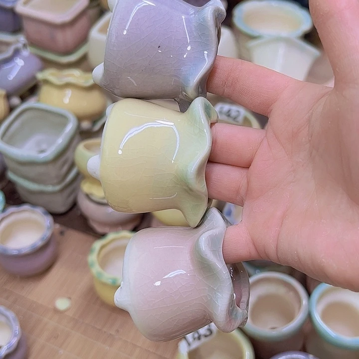 红陶陶瓷花盆当场满12包邮