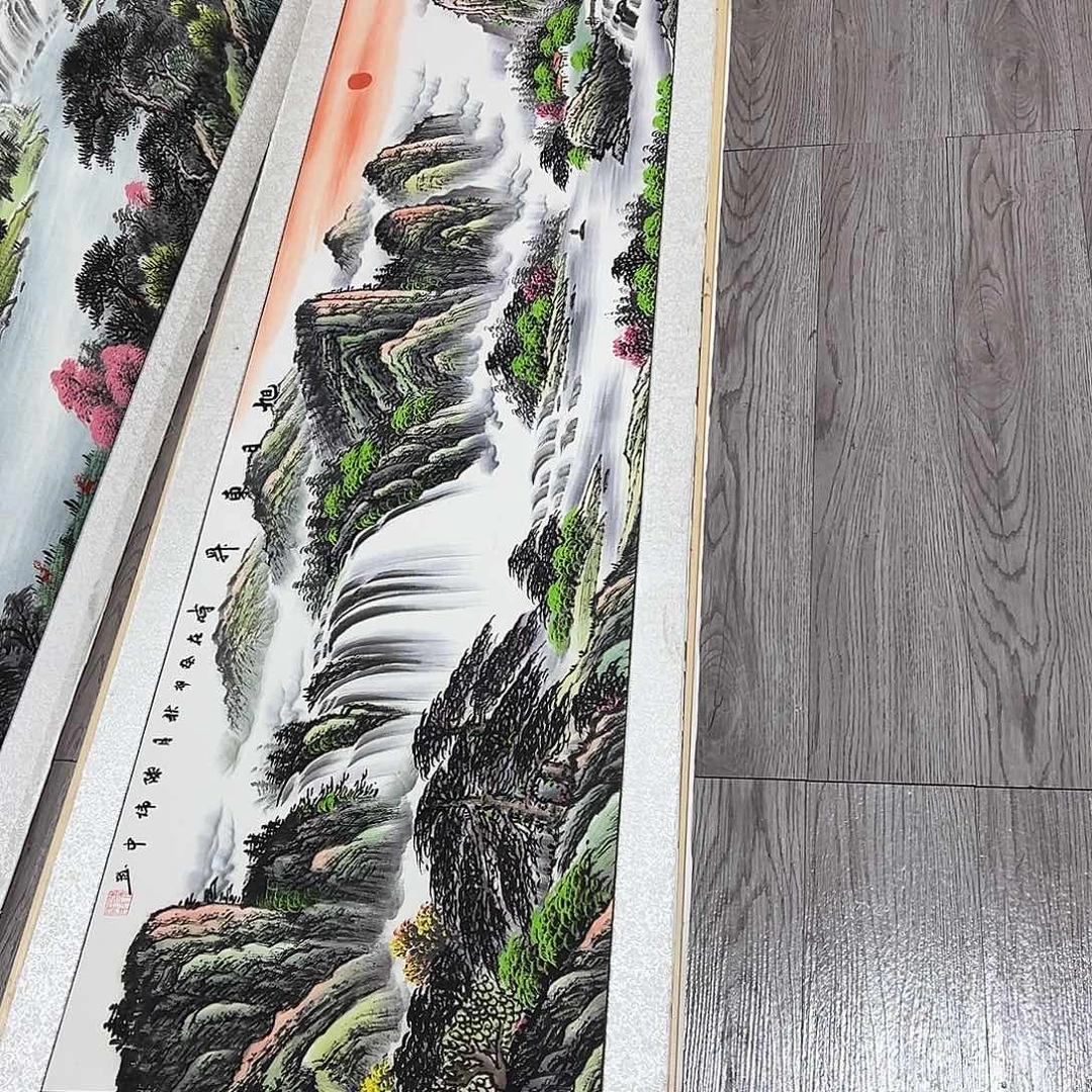 阳***店国画手绘保证假一罚万