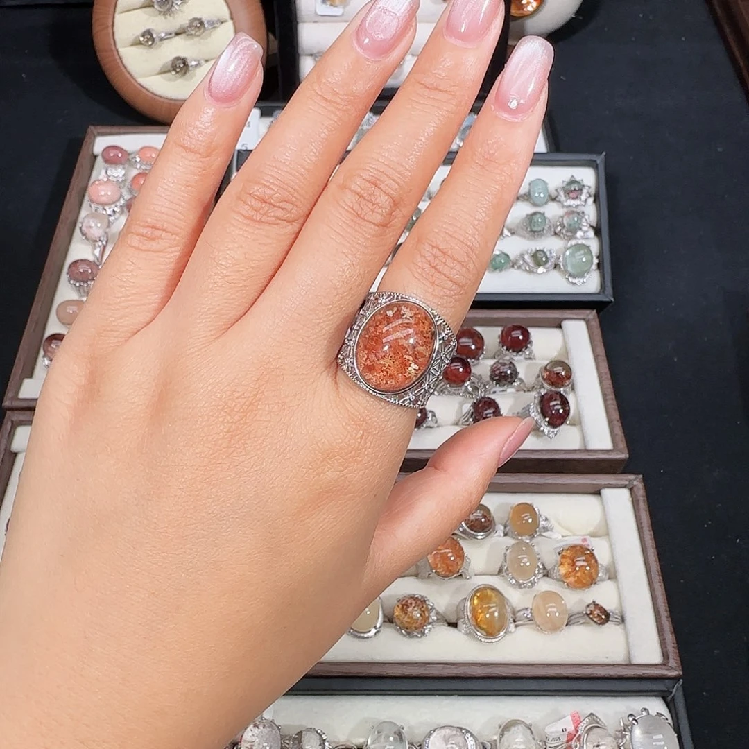 仙***通大理石纯铜橘色幽灵